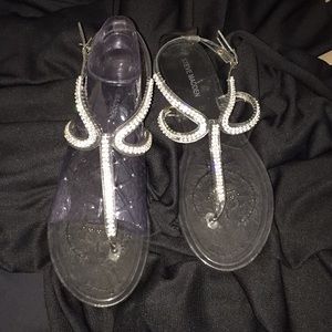 Steve Madden rhinestone sandals